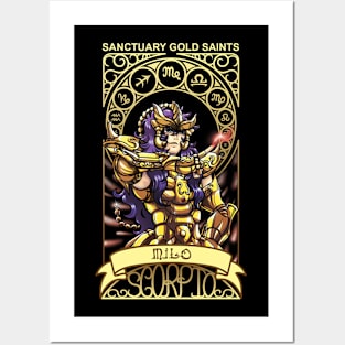 saint zodiac 13 Posters and Art